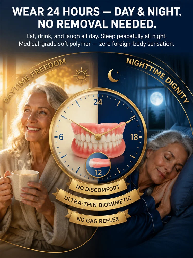 Comfort-Fit Decorative Dentures – Fix Your Smile In Seconds
