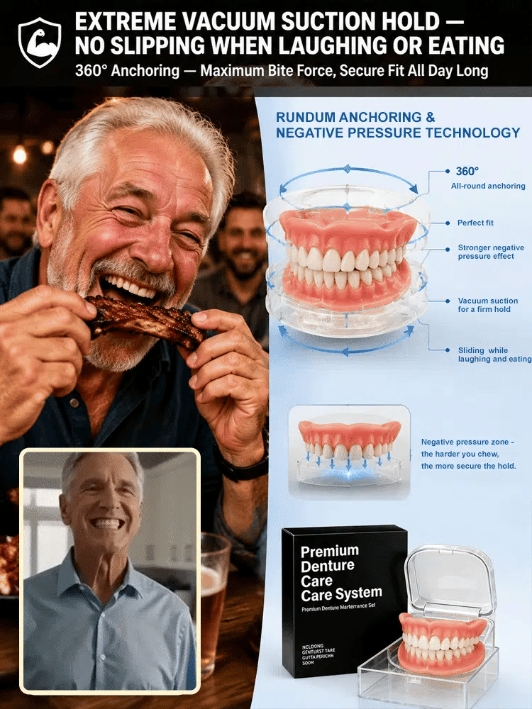 Comfort-Fit Decorative Dentures – Fix Your Smile In Seconds