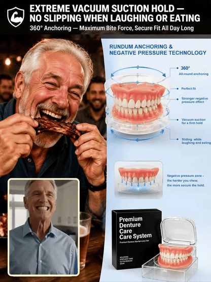 Comfort-Fit Decorative Dentures – Fix Your Smile In Seconds