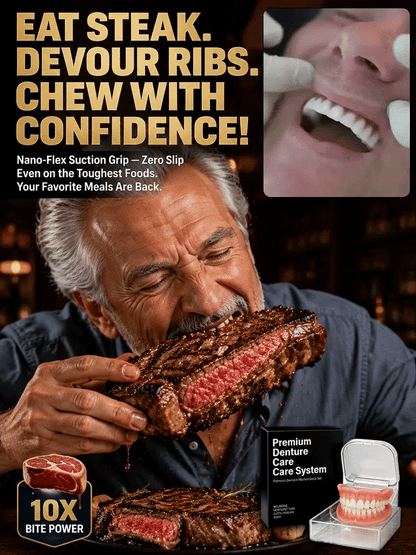 Comfort-Fit Decorative Dentures – Fix Your Smile In Seconds