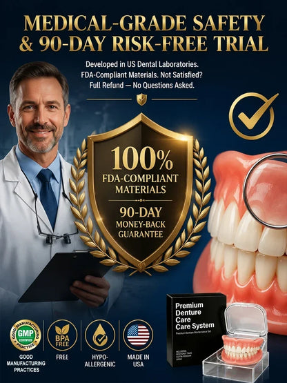 Comfort-Fit Decorative Dentures – Fix Your Smile In Seconds